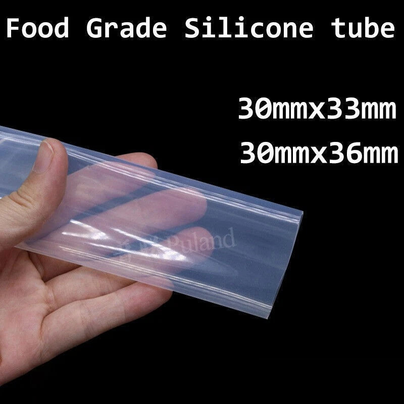 Food Grade Silicone Tube High Temp Tubing Clear Soft Flexible Hose ID 30mm 07FC0E-D4 - KOEEK
