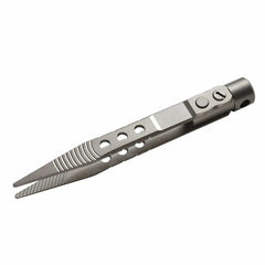 Titanium Alloy Tweezers Anti-static Corrosion Resistance Pocket Clamp EDC Tool 07FC0E-D4 - KOEEK