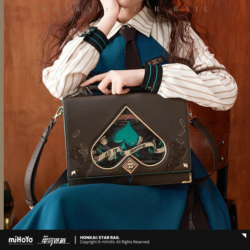 Official Mihoyo Honkai: Star Rail Aventurine Impression Crossbody Shoulder Bag MIHOYO - KOEEK