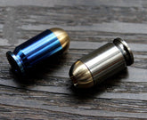 Bullet Shape Titanium Brass Lanyard Bead Knife Paracord Pendant Bracelet DIY EDC 07FC0E-D4 - KOEEK