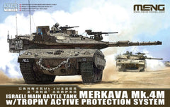 MENG 72-006 1/72 Israeli MBT Merkava Mk.4M w/Trophy Active Protection System MENG - KOEEK