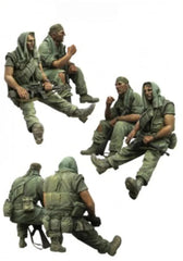 1/35 Resin Model Kit Vietnam War US Marines 2 Figures Unassembled Unpainted 07FC0E-D4 - KOEEK