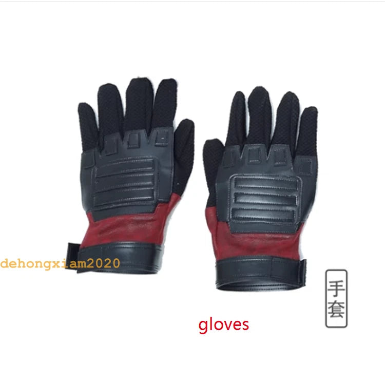 Marvel Deadpool Gloves Unsex Accessories Black Stage Props Cosplay A Pair Gift 07FC0E-D4 - KOEEK