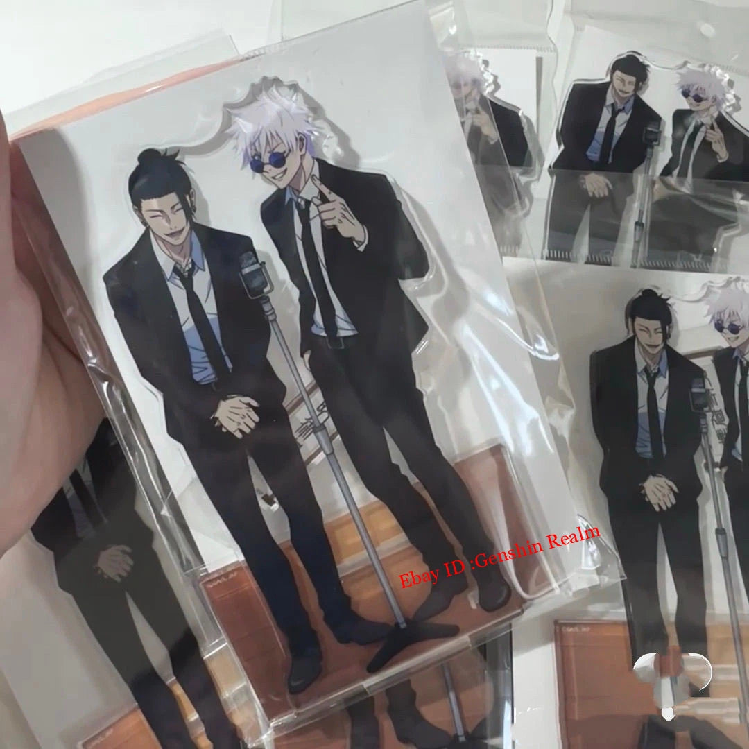 Anime Jujutsu Kaisen Satoru Gojo Acrylic Desktop Stand Figure Collection Decor 07FC0E-D4 - KOEEK