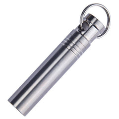Hot Titanium Alloy Keychain Waterproof Box Sealed Container Outdoor Storage EDC 07FC0E-D4 - KOEEK