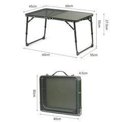 gateleg table Half-net table Portable outdoor camping table camping picnic table 07FC0E-D4 - KOEEK
