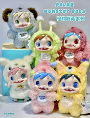 Polar-monster Baby Collection Series Blind Box Plush Pendant Ver.1 Toy Gift Hot 07FC0E-D4 - KOEEK