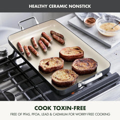 Double boiler, hard anodized healthy ceramic non-stick, PFAS-free, black 07FC0E-D4 - KOEEK