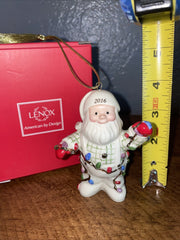 Lenox 2016 Santa's Christmas Lights Christmas Tree Ornament LENOX - KOEEK