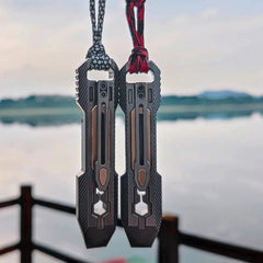 Outdoor Titanium Alloy Pocket Pry Bar Crowbar Opener Wrench Multi EDC Tool 07FC0E-D4 - KOEEK