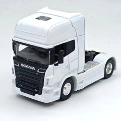 1/64 Scania V8 R730 white Semi Tractor OnlyTruck Diecast Metal Model Collectible 07FC0E-D4 - KOEEK