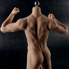 1:6 JIAOU DOLL Seamless Male Body Suntan Flexible Action Figure Changable Feet 07FC0E-D4 - KOEEK