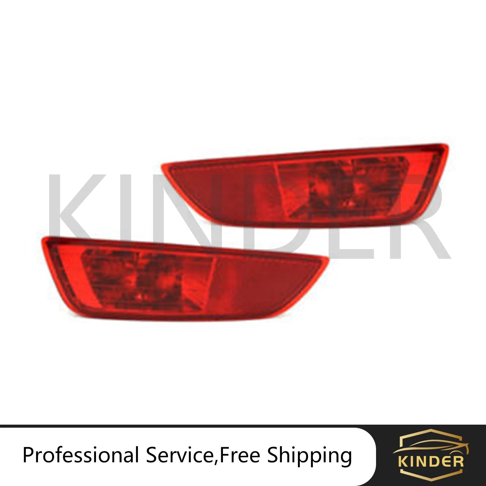 Rear Left&Right Bumper Tail Light Lamp Cover Reflector For Volvo XC60 2008-2013 07FC0E-D4 - KOEEK