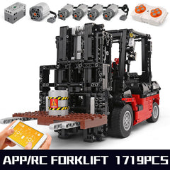 new MOULD KING 13106 Technic Forklift Truck Car APP RC Building Block Kids Toys MOC KOEEK - KOEEK