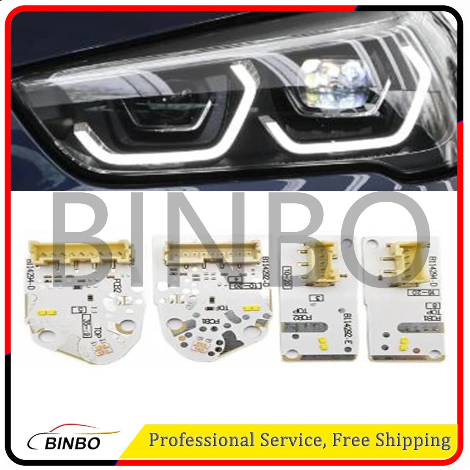 LED BOARD Golden Eye Lemon White DRL FOR BMW BMW X2 F48 F49 F39 LCI 2020-2022 07FC0E-D4 - KOEEK