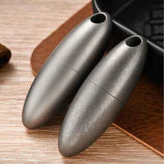 Titanium Waterproof Pill Case Holder Container Organizer Portable Keychain EDC 07FC0E-D4 - KOEEK