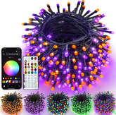 Smart Color Changing Halloween Lights, 66 FT 200 LED RGB Christmas String Lights 07FC0E-D4 - KOEEK