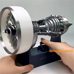 Trent 900 Engine Turbofan Blades Silver White Aircraft Engine Electric Model 07FC0E-D4 - KOEEK