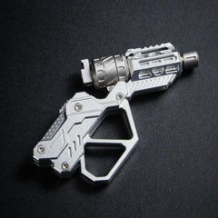 QT-3000 Revolver Magnetic Push Slider Gun Spinner Button Fingertip Gyro EDC Toy 07FC0E-D4 - KOEEK