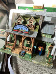 Lemax Christmas Village Fly Fishing Tours 2010 Vail Retired Light Up 05033 LEMAX - KOEEK