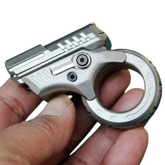 EDC Toy Flip Pushing Slider Gun Fidget Spinner Push Card Ratchet Fingertip Toy 07FC0E-D4 - KOEEK