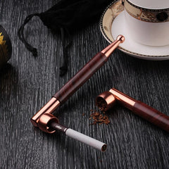 1pcs Metal Rose Gold Color Smoking Pipe Creative Pipes Aceessories Tobacco Pipe 07FC0E-D4 - KOEEK