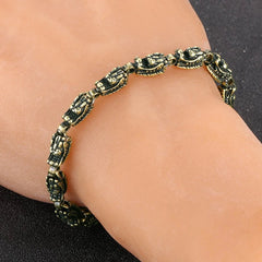 Solid Copper Dragon Bracelet Handcrafted Copper Jewelry Art Collectible 07FC0E-D4 - KOEEK