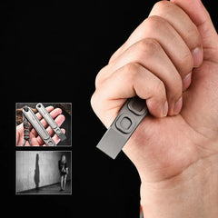 Hot Portable TC4 titanium alloy pry bar outdoor camping multifunctional EDC tool 07FC0E-D4 - KOEEK