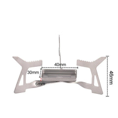 Outdoor Pure Titanium Solid Alcohol Furnace Folding Integrated Triangle Furnace 07FC0E-D4 - KOEEK