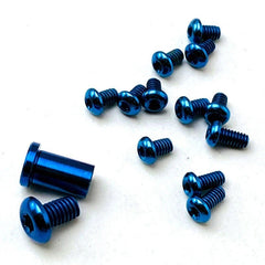 EDC Titanium Blue Screw Set Pivot Nail Dress Kit For Benchmade Bugout 535 07FC0E-D4 - KOEEK