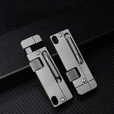 Titanium Adjustable Wrench Screwdriver EDC Pocket Multi Tools Portable Keychain 07FC0E-D4 - KOEEK
