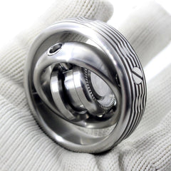 Metal Gyroscope Toy Stainless Steel Hand Fidget Stress Relief Focus EDC Toy Gyro 07FC0E-D4 - KOEEK