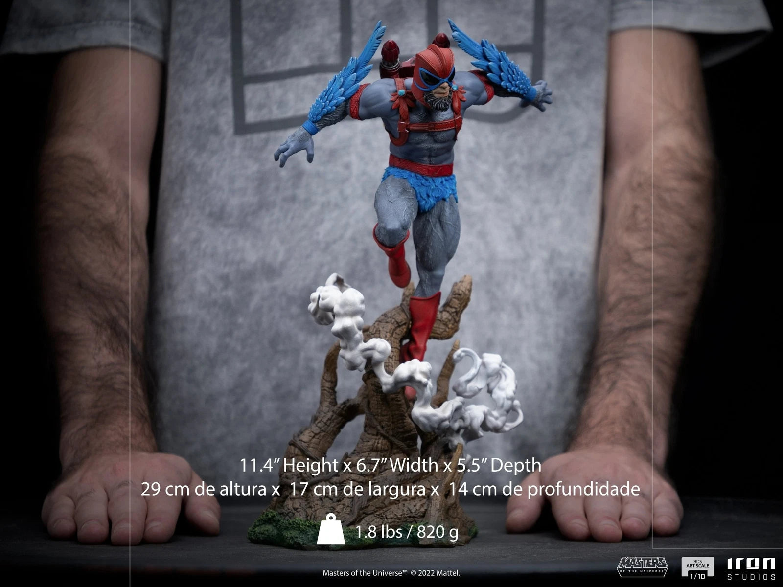IRON STUDIOS Stratos Masters of The Universe Art Scale 1/10 Statue INSTOCK IRON_STUDIOS - KOEEK