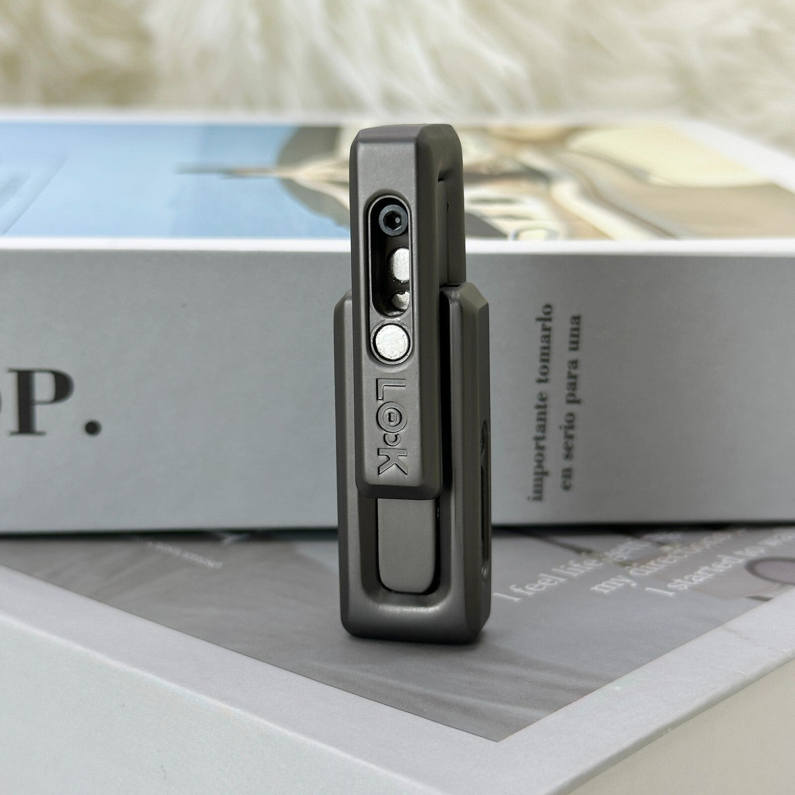 Fidget Slider EDC Push Haptic Slider Double Xlock Toy Adults Stress Relief Gifts 07FC0E-D4 - KOEEK