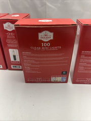 Holiday T 100-Count Clear Incandescent Mini Christmas Lights with Green Wire 21' 07FC0E-D4 - KOEEK