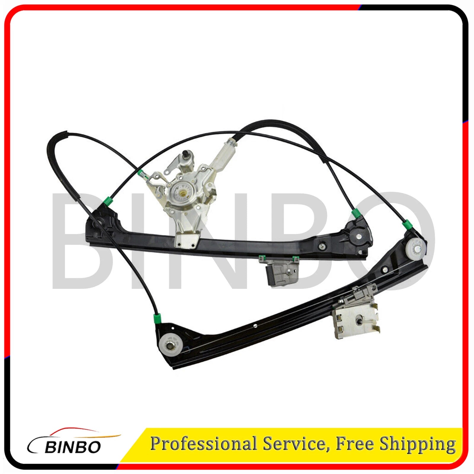 Front Right Window Regulator Fit for BMW E46 323Ci 325Ci 328Ci 330Ci Coupe 07FC0E-D4 - KOEEK