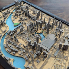City Skyline/City Model 3D Printed Dubai/Vancouver/Melbourne/London/USA 07FC0E-D4 - KOEEK