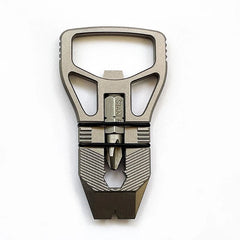 Titanium Alloy Keychain Pry Bar Crowbar Bottle Opener Outdoor Multi EDC Tools 07FC0E-D4 - KOEEK