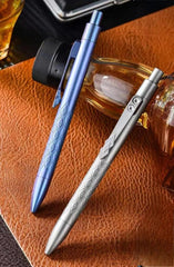 Titanium Alloy Ballpoint Pen EDC Pocket Signature Writing Pen Business Office 07FC0E-D4 - KOEEK