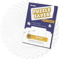 Ultra Adhesion Puzzle Glue Sheets,64 Puzzle Saver Sheets Preserves 8×1000 Pieces 07FC0E-D4 - KOEEK