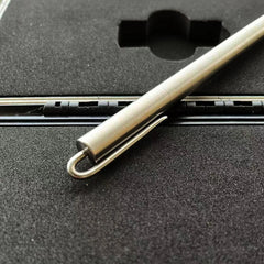 EDC Handmade Stainless Steel Pocket Ballpoint Pen Signature Pen Outdoor Pen 07FC0E-D4 - KOEEK