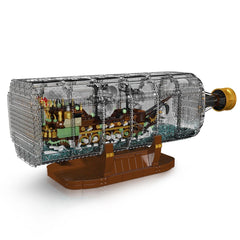 new Mould King 10067 Dutchman Sailboat Ship Drifting Bottle Building Block Toy Decor MOULD KING - KOEEK