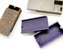 Titanium/Brass EDC Sealing Storage Case Pill Box Holder Container Travel Camping 07FC0E-D4 - KOEEK