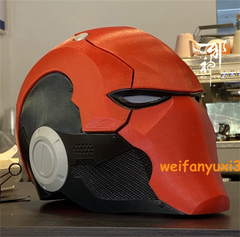 Red Hood Batman Helmet 3D Printed Full Face Mask Handmade Cosplay Props HANDMADE - KOEEK
