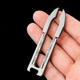 MINI TC4 Titanium Tweezers Bottle Opener Portable Outdoor Camping EDC Keychain 07FC0E-D4 - KOEEK