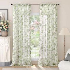 Sage green living room curtains, length 96 inches, 2 panels