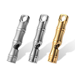 EDC Mini Titanium Emergency Whistle Survival Safety Whistle Outdoor Camping Gift 07FC0E-D4 - KOEEK