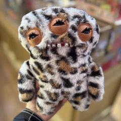 InStock FUGGLER Baddies Series Annoyed Alien Leopard Cute Ugly Monster Plush Toy 07FC0E-D4 - KOEEK