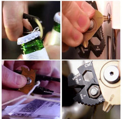 20 In 1 Mini Multifunctional Pocket Tool Portable Keychain EDC Multi-tool 07FC0E-D4 - KOEEK