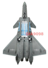 1/100 Scale Chinese PLA J-20 Stealth Fighter Aircraft Metal + Plastic Model 07FC0E-D4 - KOEEK